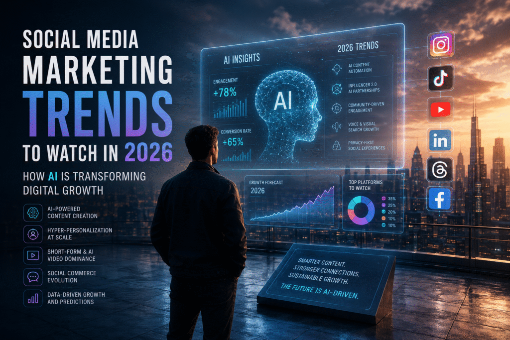 Social Media Marketing Trends to Watch in 2026: How AI is Transforming Digital Growth